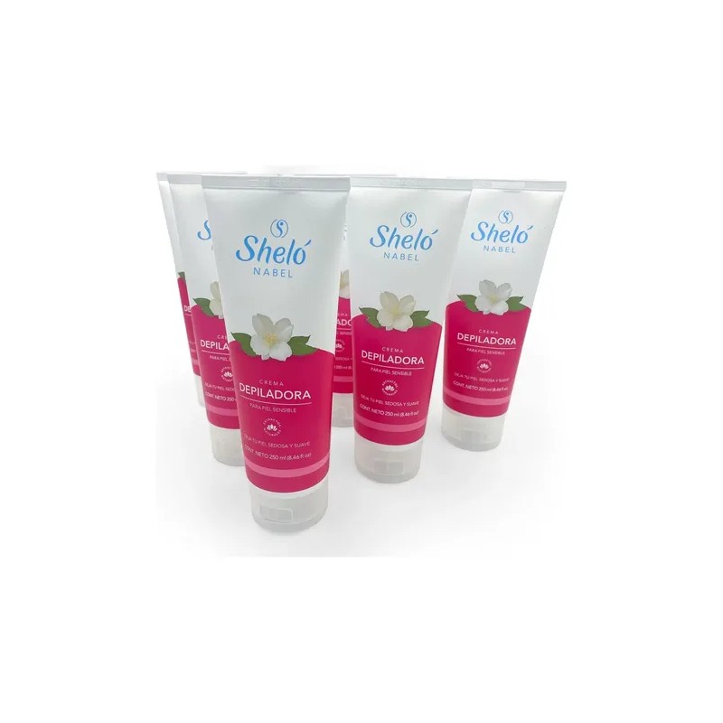 Cremas Depiladoras Para Piel Sensible Sheló Nabel Pack De 3