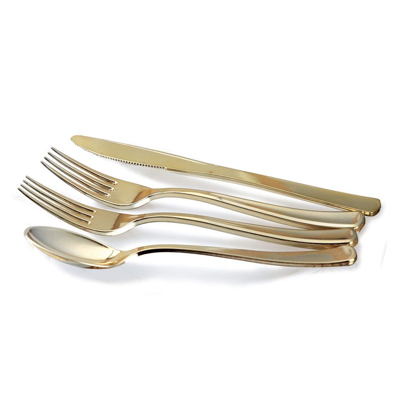 OCCASIONS 360 Pcs set (60 guest) Wedding Disposable Plastic Plate