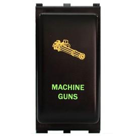12V Push Button Switch MACHINE GUNS for Nissan Pathfinder R51 Navara D40 Patrol GU4-8 Y61 Y62 X-Trail T31 Dual LED AMBER GREEN ON/OFF