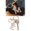 YINKE Initial Key Chain, Women's, Men's, Cute, Gift, Accessory, Charm