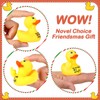 Jenaai 30 Pcs Funny Finger Rubber Ducks Bulk Friends Gift