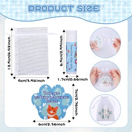 48 Pcs Vet Tech Gift Veterinary Appreciation Gifts Include Lip Balm Thank You Tag Organza Bag Veterinarian Week Gift for Veterinary Technologist Nurse Suitable Birthday Christmas Thanksgiving Gifts