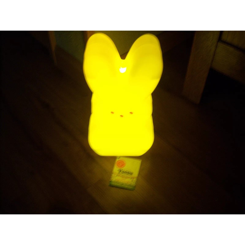 GREENBRIER NEW ADORABLE!! HTF "PEEPS" BLOWMOLD RETRO Light-up Bunny Rabbit