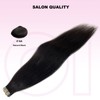 OiMiGO Yaki Hair Extensions Human Hair, Tape in Hair Extensions