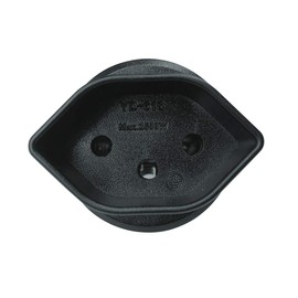 Switzerland/Liechtenstein to EU Adapter Plug, Swiss 3 Pin Male to 2 Pin DE/FR/IT/ES Socket for Switzerland/Liechtenstein Visitors (Pack of 3) Black