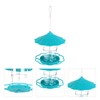 Bird Feeder Foldable Portable Terrace Bird Feeder for Outdoor Garden