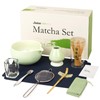 Joiish 10-Pcs Matcha Kit Set, Whisk and Bowl with Spout