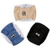 3Pcs Washable Male Dog Belly Band Wrap Waterproof Pet Diaper