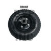 4 Pack - 8" Black Rim Pneumatic Tire/Wheel for Training