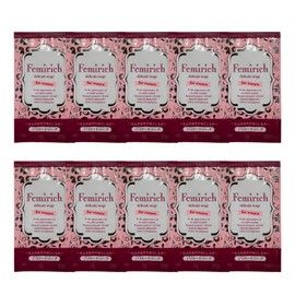 Femirich Kashibel Delicate Soap, 0.2 fl oz (5 ml) x 10 Set, Delicate Zone Soap, Natural Moisturizing Ingredients, Chamomile Extract, Gentle Acid, Citrus Fruity Scent, Portable, Convenient, Small Bag,