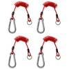 QWORK Breakaway Trailer Cable, 4 Pack 4 Ft Brake Safety