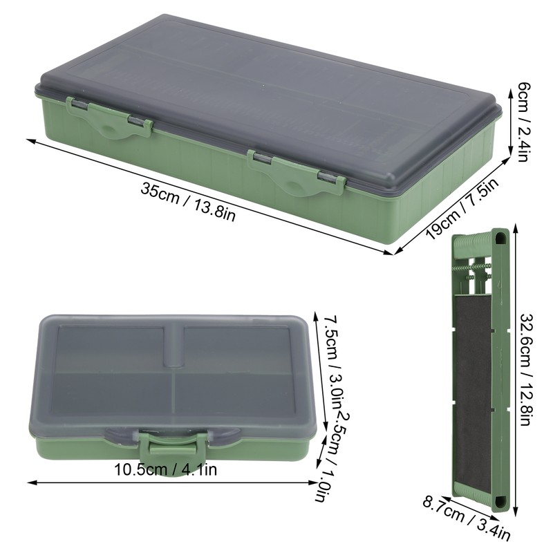 Fishing Lure Tackle Hook Storage Box Container Case Organizer Outdoor