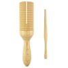 A-Star Single Wooden Guiro Tone Wood Block Agogo with Beater