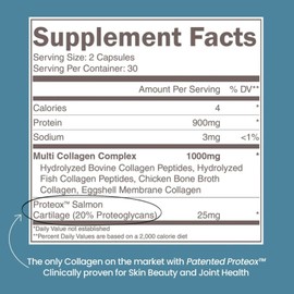 Vitamins Lewis Labs Multi Collagen + Proteox 60 Vegetable Caps