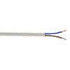 2 Core Round White Flex Flexible Cable 0.75 MM - 1 metre Cut Length
