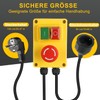 230 V Single-Phase On/Off Switch, Safety Switch with Large Red,