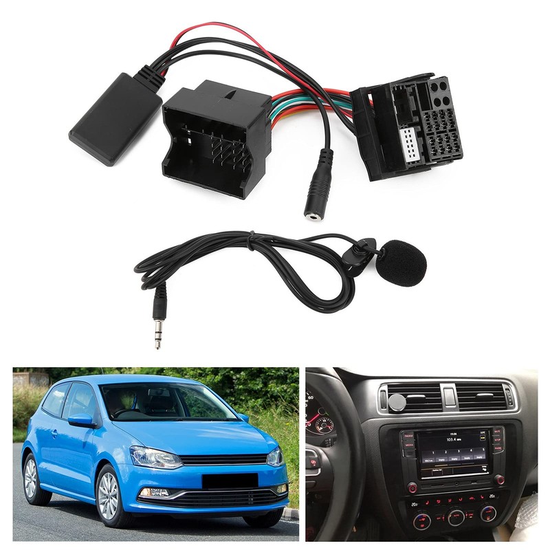 Microphone Adapter Auxiliary Audio Wire, Car Bluetooth AUX Module, 59