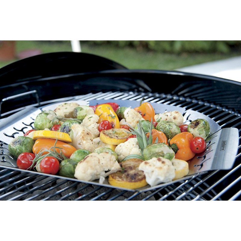 Weber 6678 Premium grilling basket, Large, stainless steel, Mixed