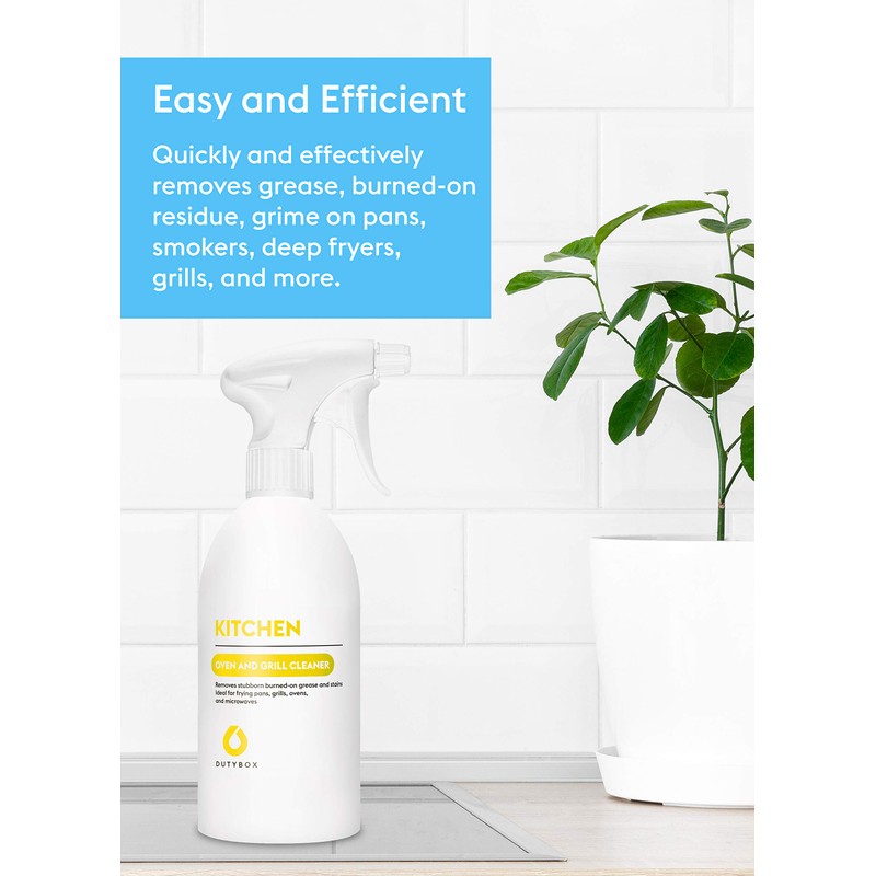 DutyBox Concentrated Kitchen Cleaner, 6 Capsule Packs, Kitchen Cleaner, Alkaline-Free