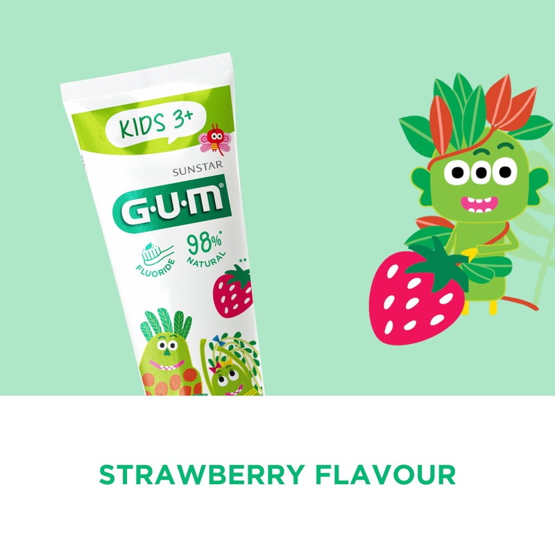 GUM Kids Tooth Gel 3+ | Especially for Milk Teeth