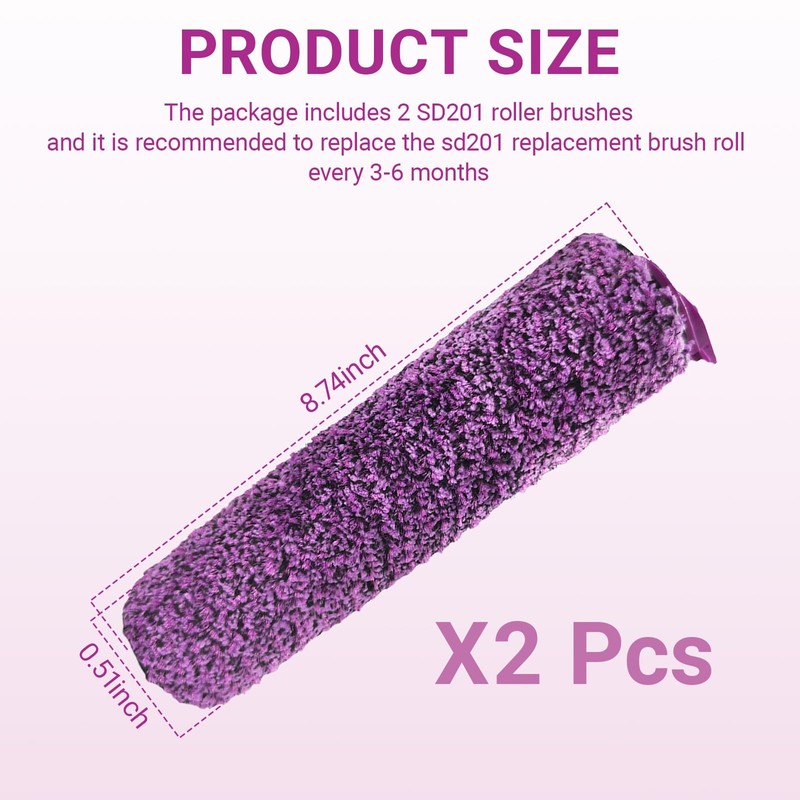 The zowu Brush Roller Kit Fits for Shark Steam Pickup