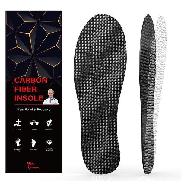 Carbon Fiber Insole 1 Pair Titanium-Enhanced for Recover Quicker of
