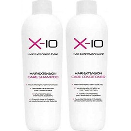X-10 Hair Extension Care Set - Shampoo (250ml) + Conditioner (250ml)