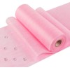 Anstore Pink Table Runner - 118x9 Inch with 150pcs Rhinestone,