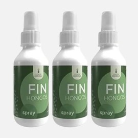 3 PACK - FIN HONGOS SPRAY - Desodorante para Pies y Calzado. 3 Frascos con 125 ml c/u (3)