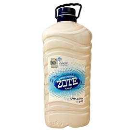 Jabón Zote Líquido Blanco, Biodegradable, 3.78L (1 Galón)