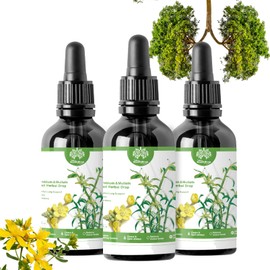 Mullein Leaf Extract For Lungs, Clearbreath Dendrobium & Mullein Extract Mullein Drops Lung Cleanse Powerful Lung Support Cleanse Respiratory Herbal Body Care Essence, Clear Breath (30ml *3)