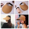 VASANA Sun Visor Hats for Women Foldable Straw Visor Hat
