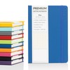 Bullet Journal A5 Dotted Notebook with Faux Leather Hardback Cover