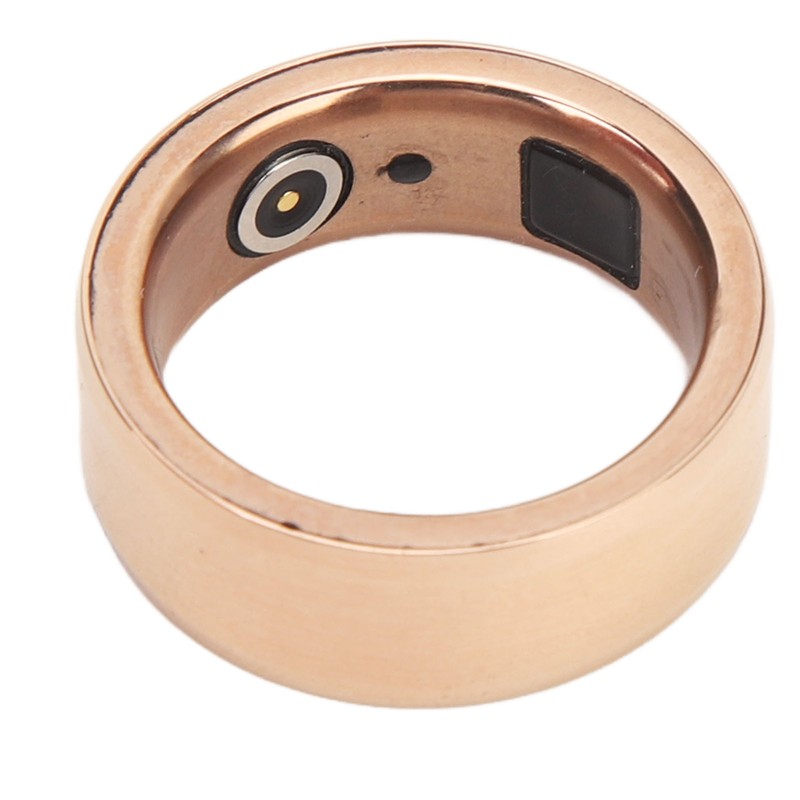 Smart Ring Pink Gold Sleep Monitor Health Tracker Waterproof Aluminum
