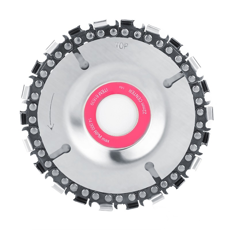 4 Inch Grinder Chain Disc 22 Tooth Wood Carving Wheel
