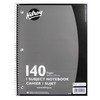 Hilroy 3-Hole Coil Notebook, 1-Subject, Wide Ruled, 10-1/2 X 8-Inch,