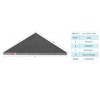 eoere 10 PCS Steel Plate Gussets 6" x 6" x