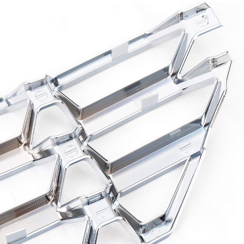 G-PLUS Grille Insert Chrome Snap On Front Lower Compatible With