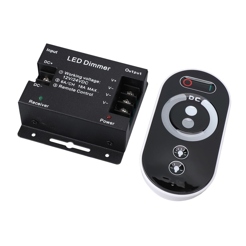 Dimmer Switch DC 12V‑24V 18A PWM LED Light Strip Dimmer