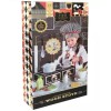 FAO Schwarz Gourmet Collection 23 Piece Tabletop Wood Stove Cooking