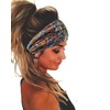 Tayel 3 piezas Boho Bandeau diademas anchas con estampado floral