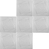 Polystyrene Panels 50 x 50 cm Polystyrene Optical Illusions Ceiling