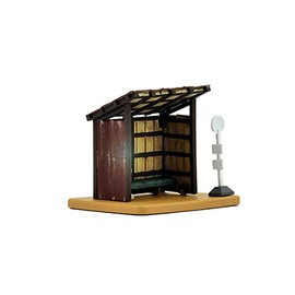 Building Collection 80 Scene Accessories 80 Waiting Room A ~ Bus Stop/Nekoya Line ~ Diorama Supplies 302995