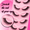 Veleasha Fox Eye Lashes 3D Effect Natural Eyelashes 5 Pairs