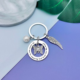 Vadaka Memorial Gifts for Loss of Sister Sympathy Gifts Keyring In Memory of Sister Gift Bereavement Jewelry Remembrance Present for Loss Condolences Funeral Present Memorial Keyring