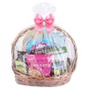 Petutu 12 Packs Large Cellophane Bags, 24"x30" Clear Basket Bags