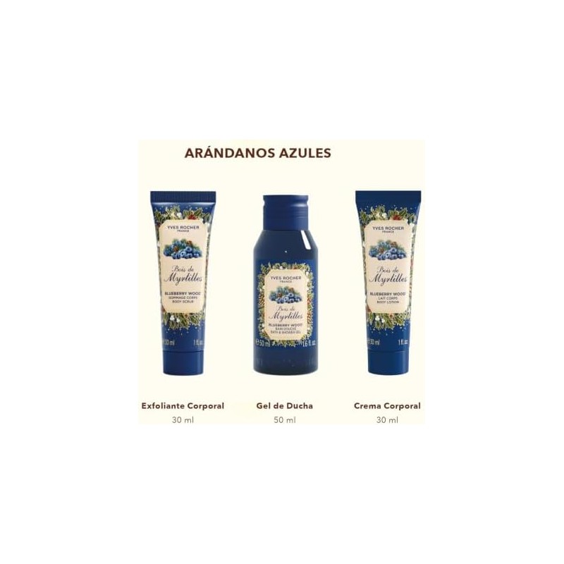 Kit Corporal Arándanos Azules Yves Rocher – 3 en 1