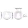 Pack of 10 Cupboard Hangers, Cupboard Holders Plastic 20mm Keyhole