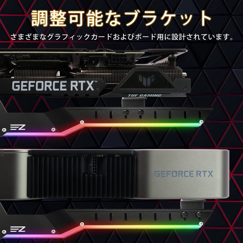 EZDIY-FAB Universal Video Card Holder GPU Brace Support Secure Graphics