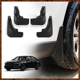 Muslogy for Accord 2024 2023 Mud Flaps Front & Rear 4Pcs Splash Guard Fender Mud Guard No Drilling Required Compatible with Honda Accord 11th Gen 2023 Accessories